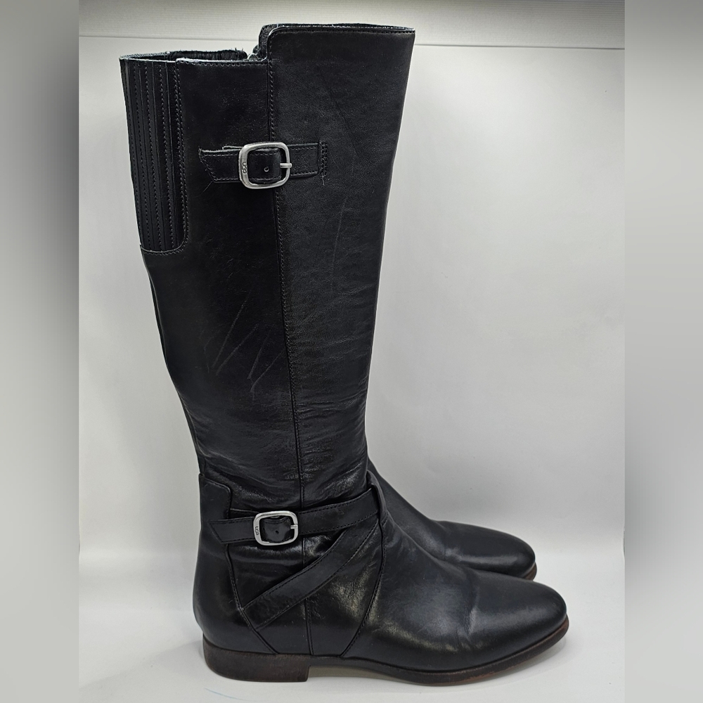 UGG AUSTRALIA 'BERYL' 100592-BLK RIDING BOOTS